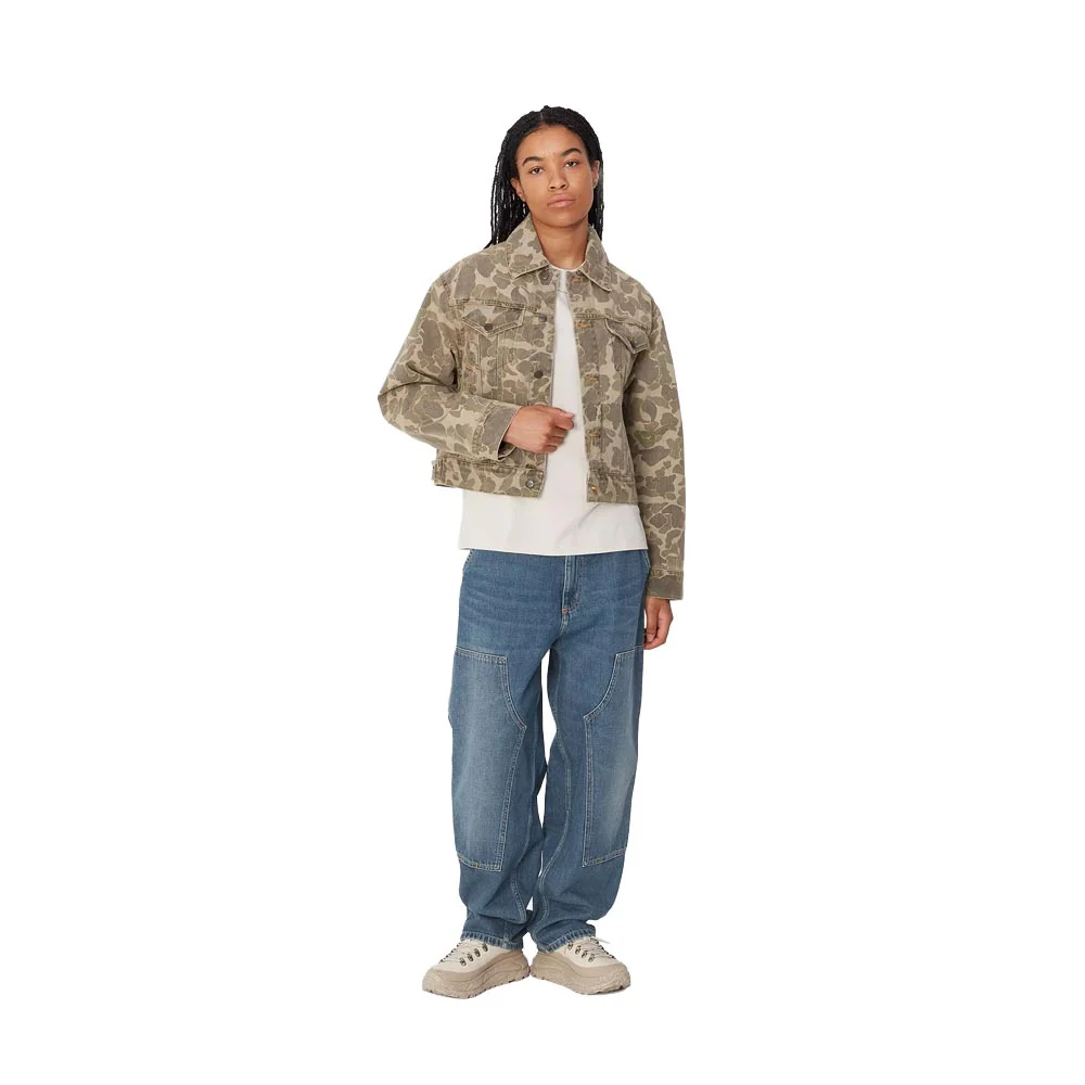 W' Brandon Double Knee Pant | Blue (dark used wash) - Image 6