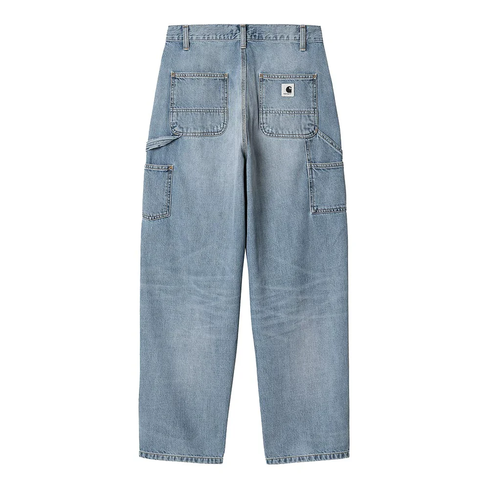 W' Brandon Single Knee Pant | Blue (burst washed) - Image 2