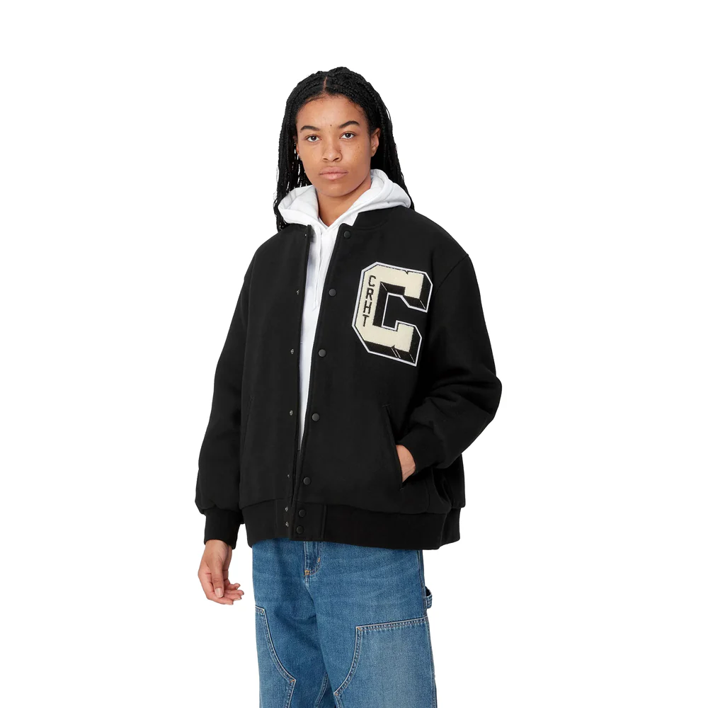 W' Brown Ducks Jacket | Black - Image 3