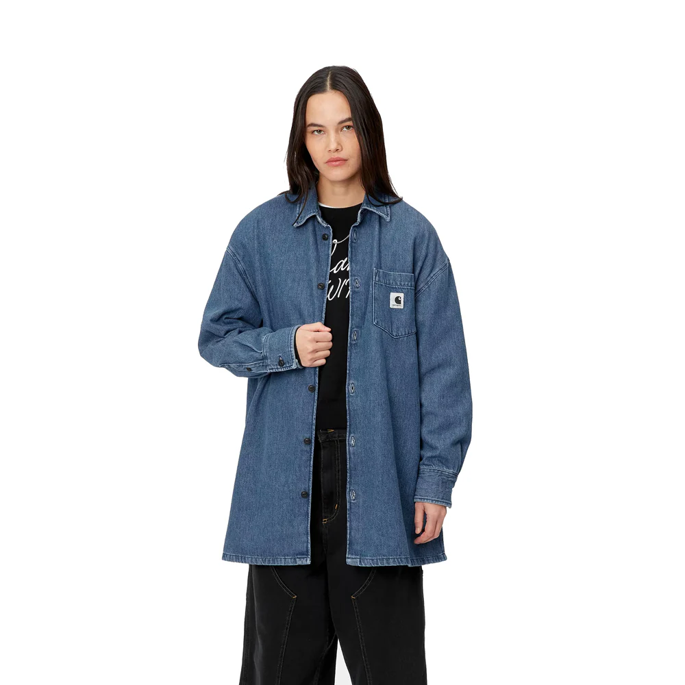 W' Glennon Shirt Jac | Blue - Image 3