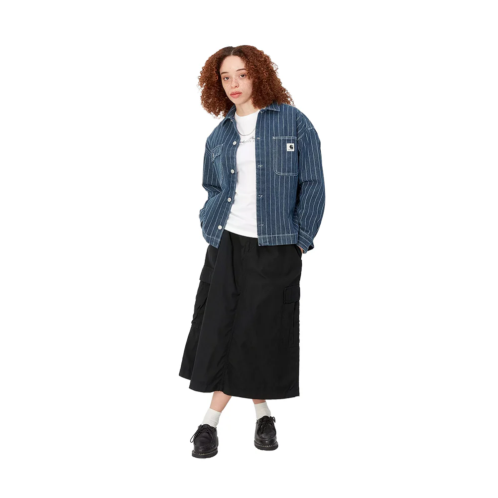 W' Jet Cargo Skirt | Black (rinsed) - Image 6