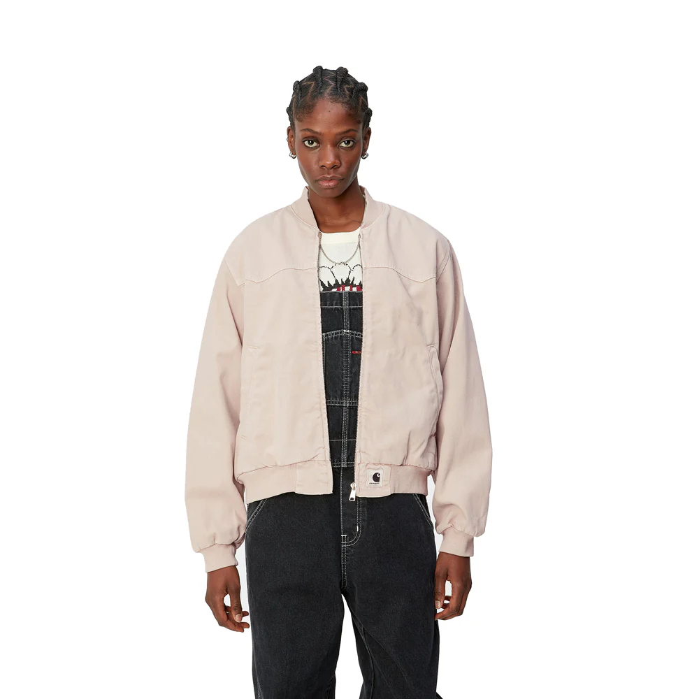 W' Santa Fe Bomber Jacket | Beige - Image 3