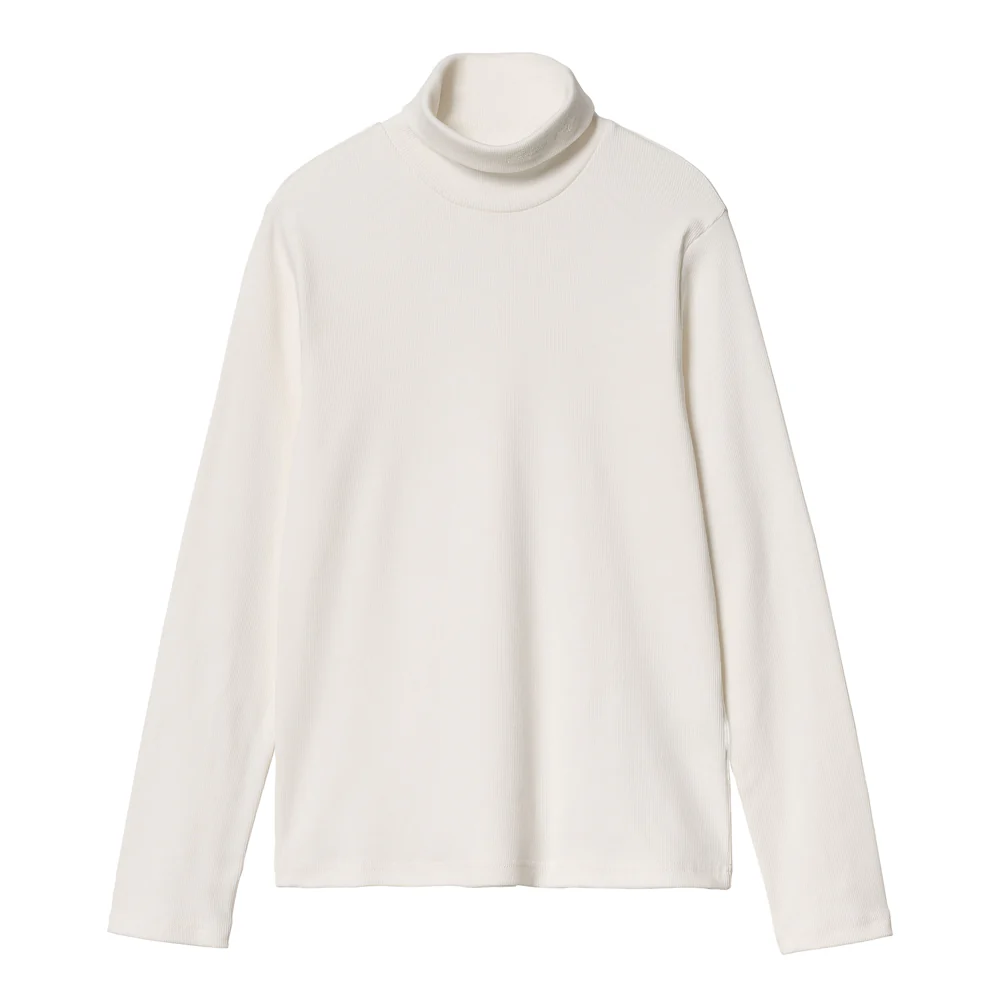 W' Signature Mockneck L/S Tee | Wax