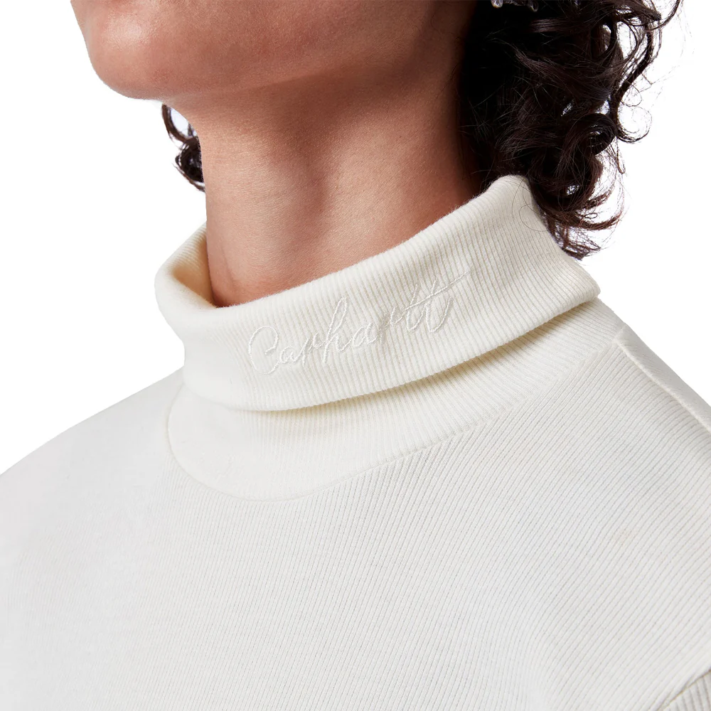 W' Signature Mockneck L/S Tee | Wax - Image 4