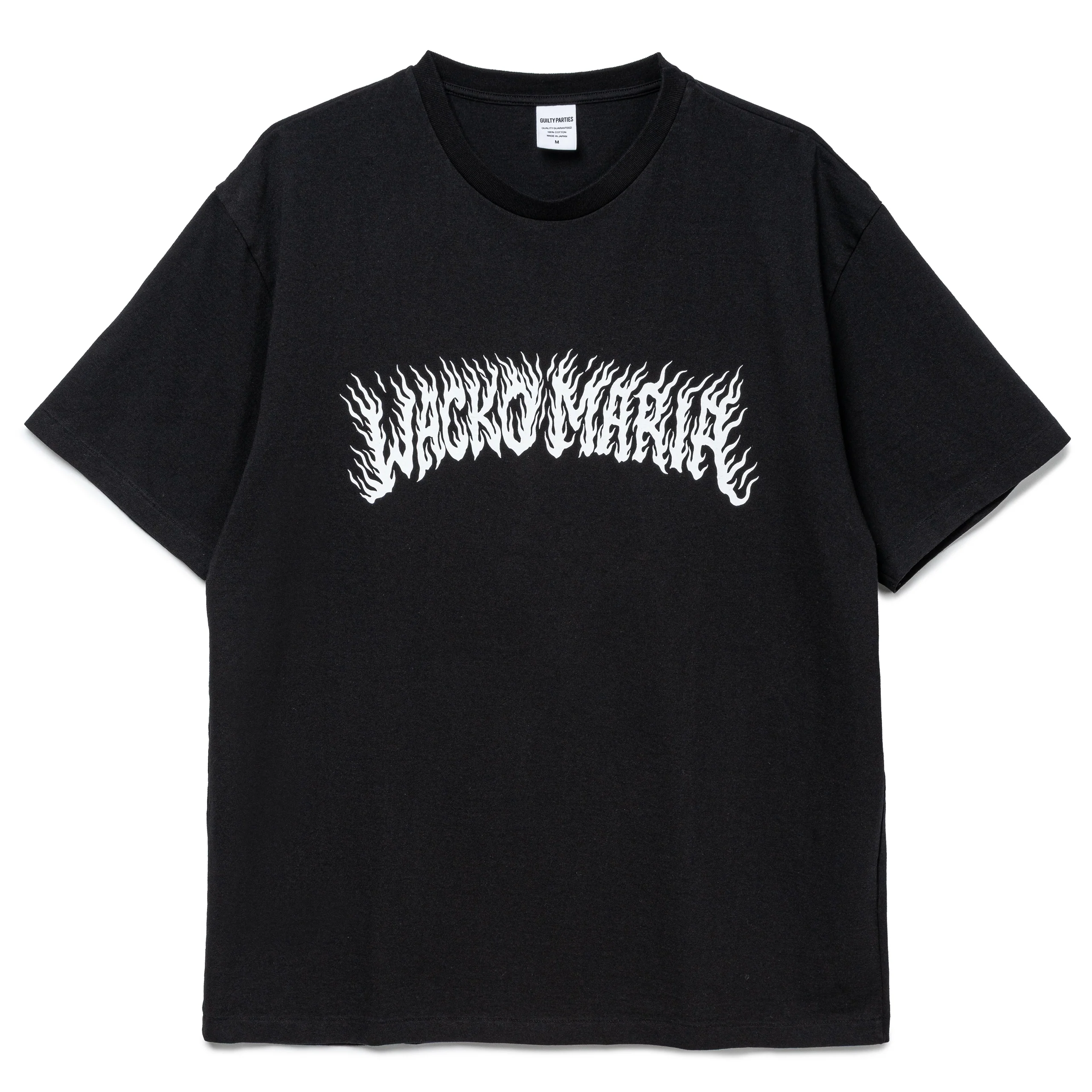 Wacko Maria x Tim Lehi Washed Heavy Weight Crewneck Type-2 Tee | Black