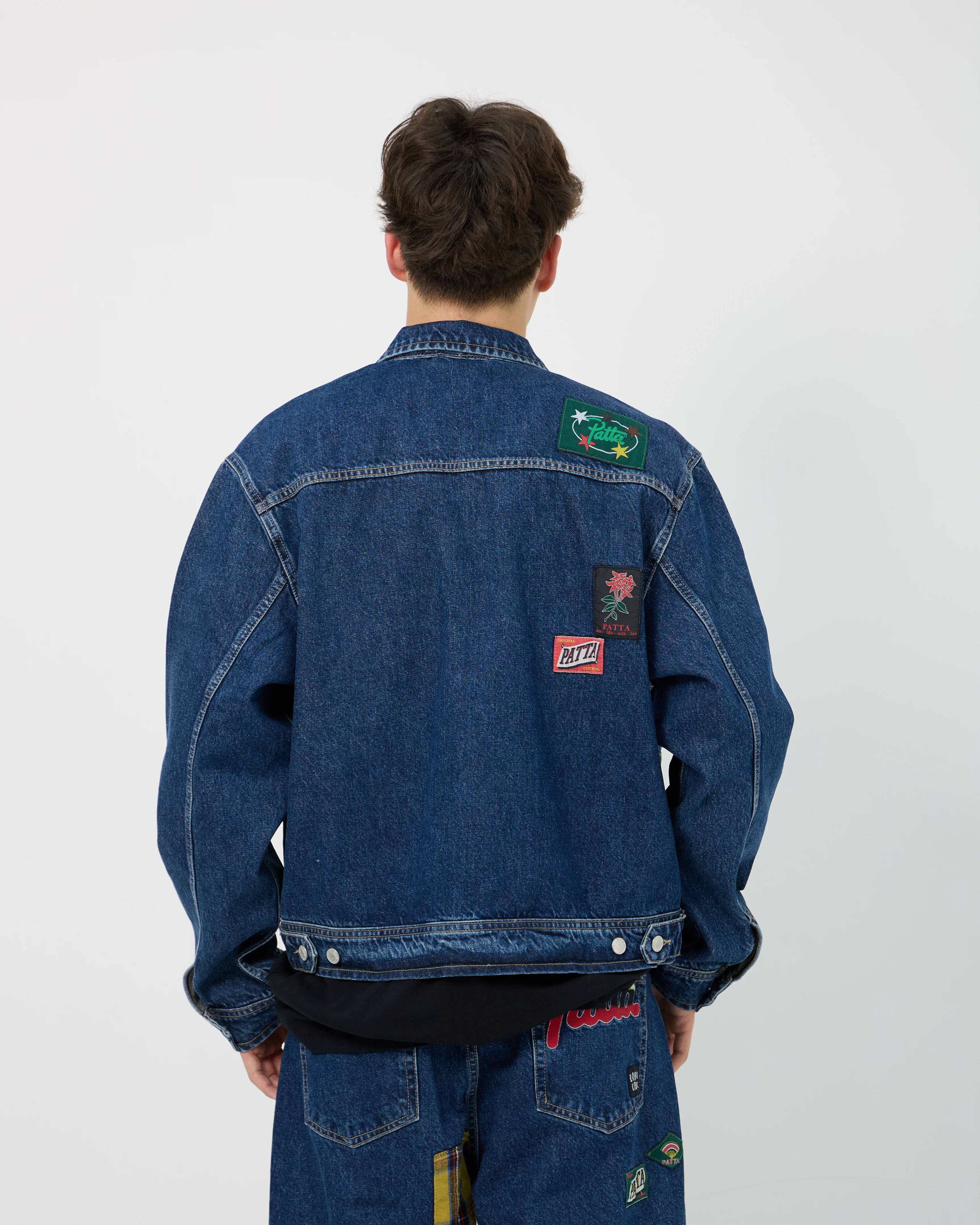 Whole Lotta Labels Denim Jacket | Light Blue Denim - Image 5