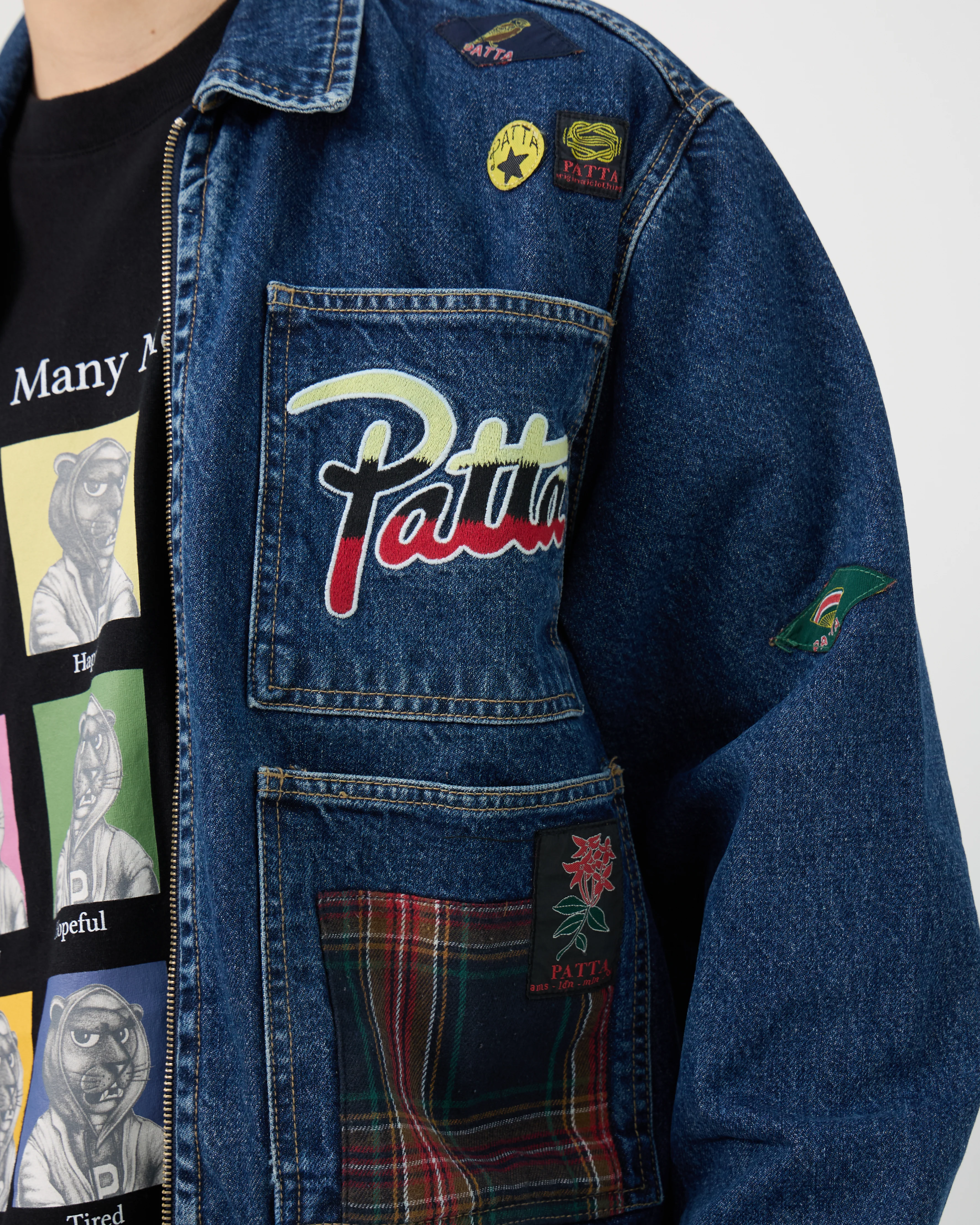 Whole Lotta Labels Denim Jacket | Light Blue Denim - Image 6