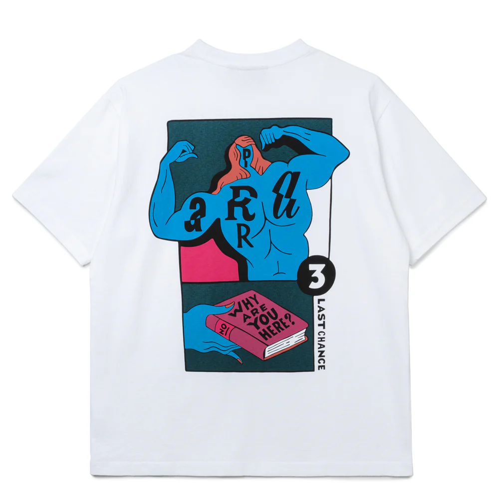 Why Are You Here Tee | White