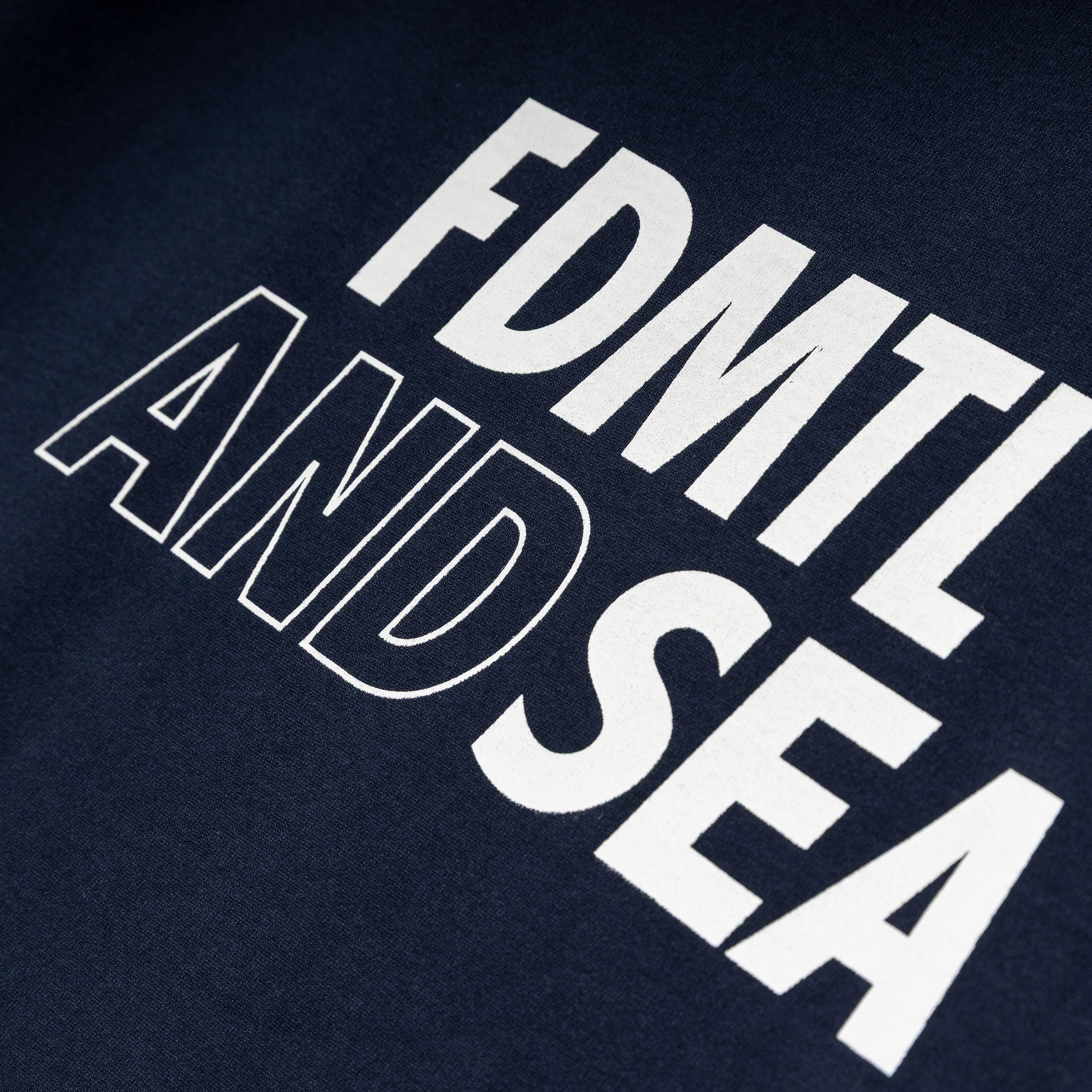 Wind and Sea x FDMTL Logo Tee | Navy - Image 3