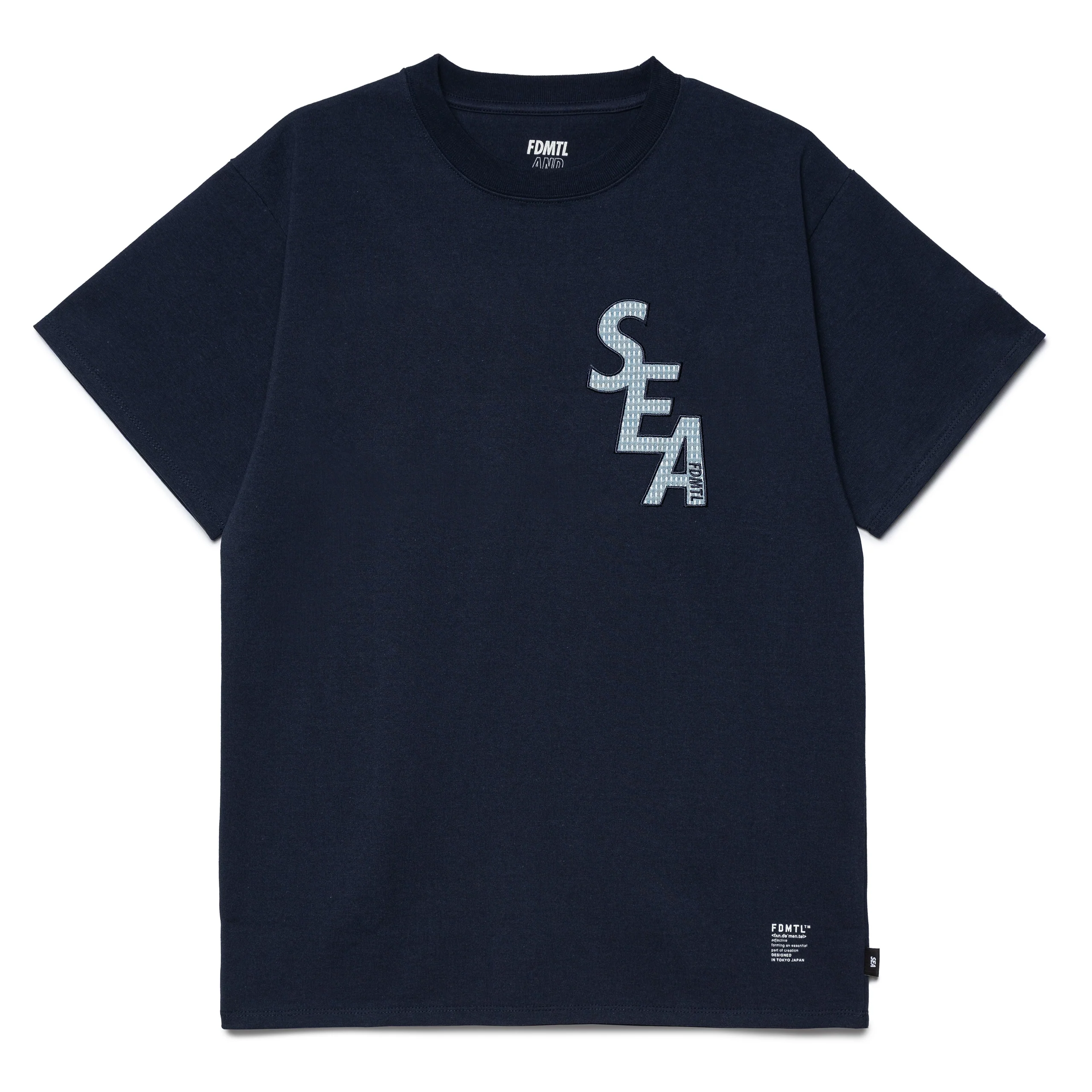 Wind and Sea x FDMTL Patch Tee | Navy