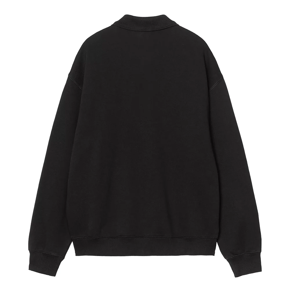 WIP Label Polo Sweat | Black - Image 2