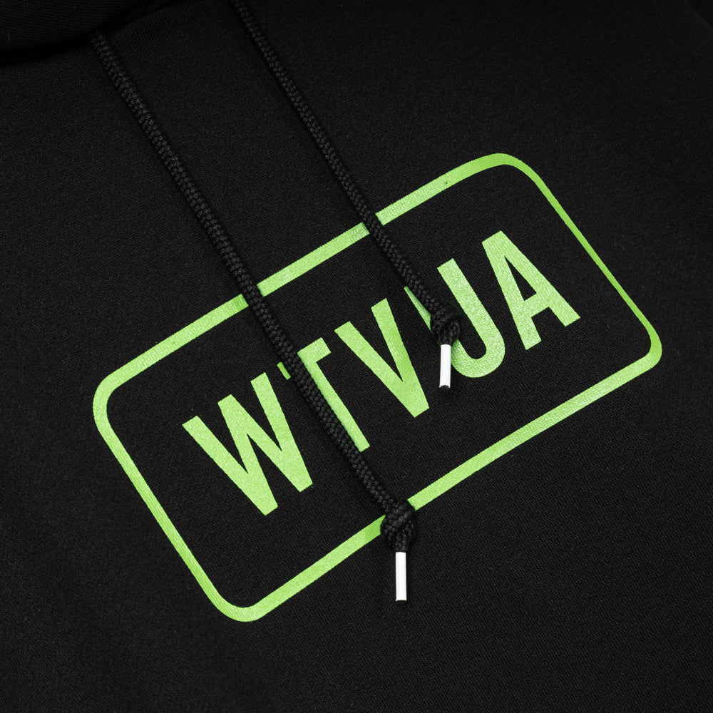 WTVUA / Hoodie / Cotton | Black - Image 2