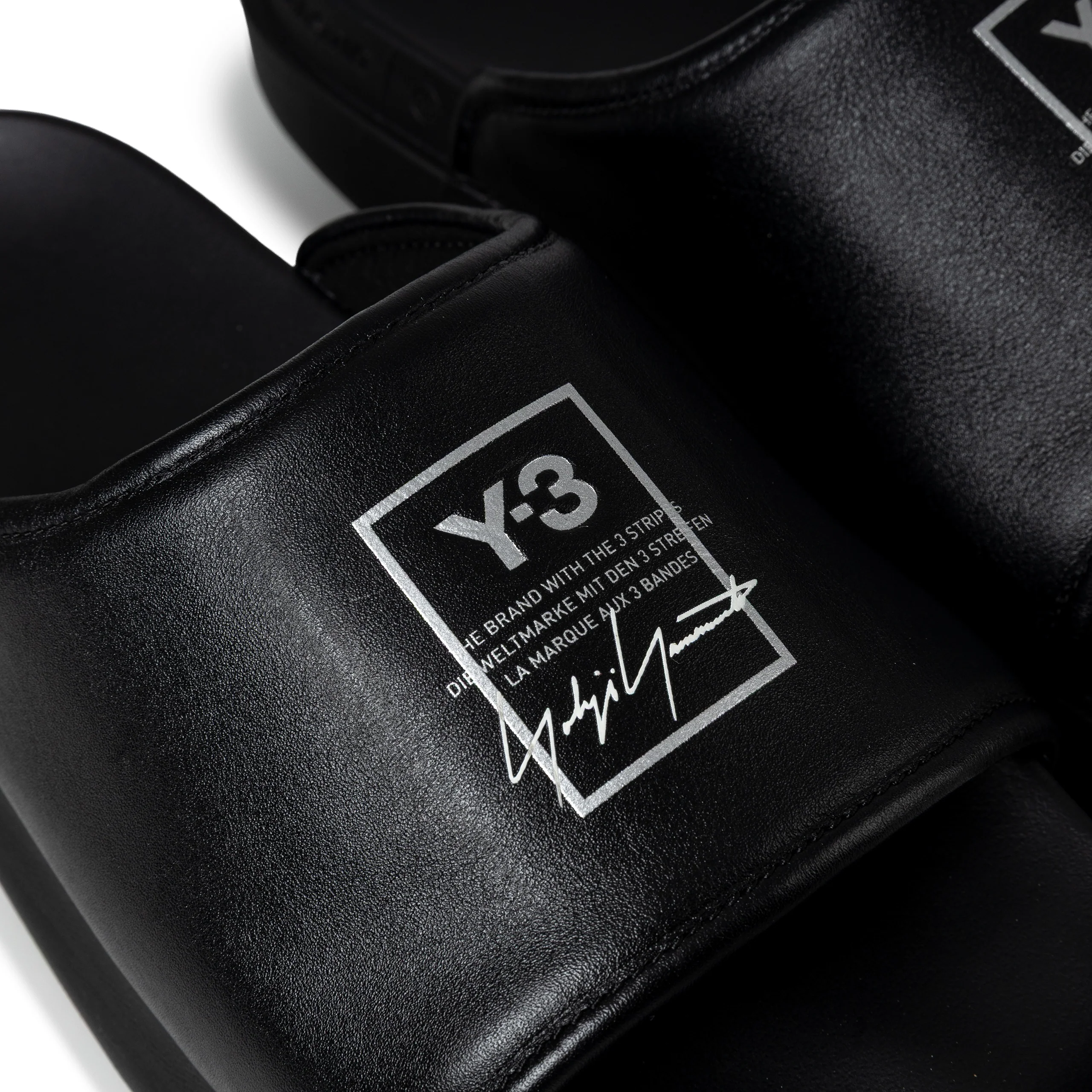 Y-3 Slide | Black - Image 4