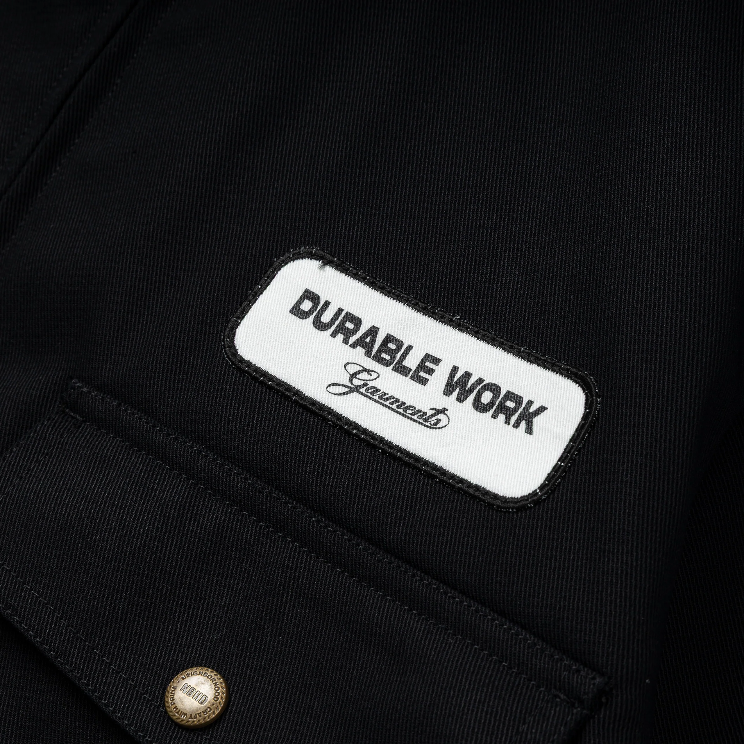 Zip Work Jacket | Black - Image 3